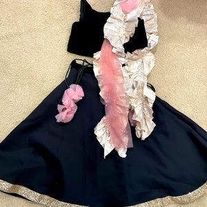 Black elegant party dress